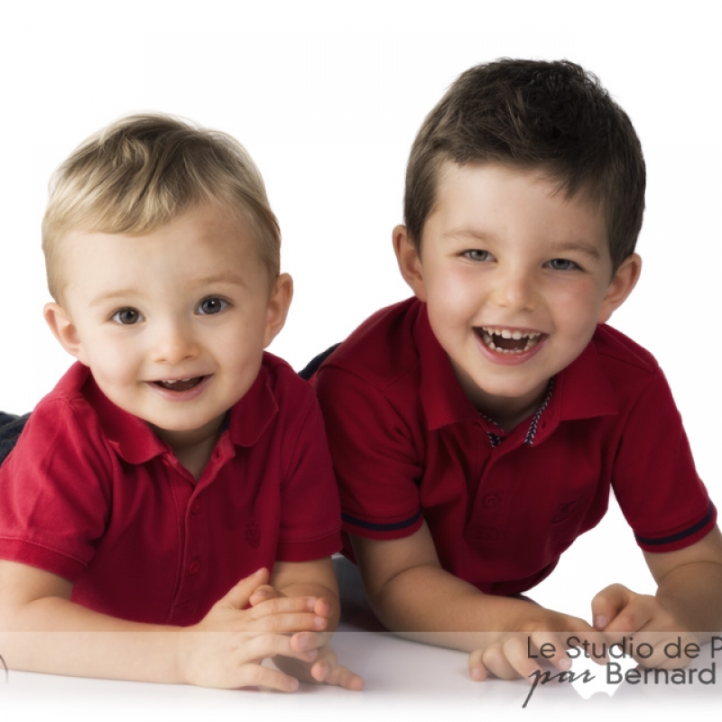 Clément et Gabriel, tout sourire